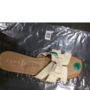 Esprit Women's Willow Slide Sandal, Off White, 8.5